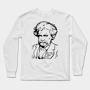 Mark Twain Getting Ahead Long Sleeve T-Shirt